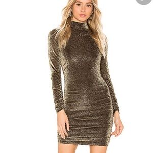 Revolve Likely Gold Mini Dress 6